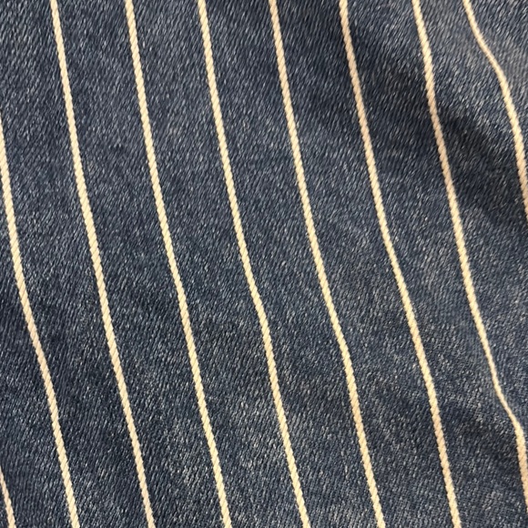 American Eagle Outfitters Blue Striped Jeans - Picture 6 of 6